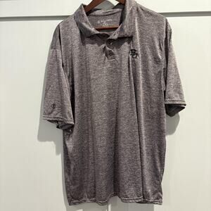 Baylor University Polo Shirt Mens‎ 2XL Gray Holloway Dry Excel Performance Golf